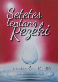 Image of Setetes tentang Rejeki